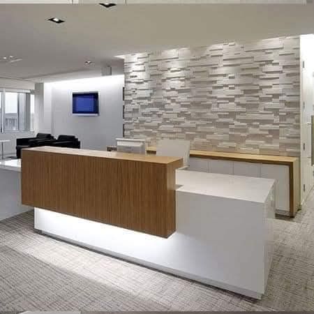 Corporate reception desk